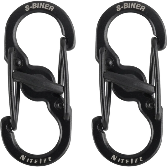 Nite Ize S-Biner MicroLock Stainless Steel - Durable & Strong Mini Carabiners for Keychain
