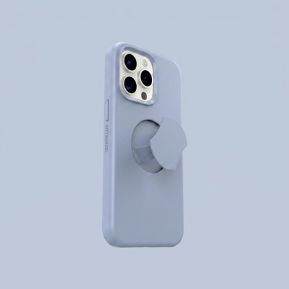 OtterBox iPhone 15 Pro Max OtterGrip Symmetry series Case - Blue side view