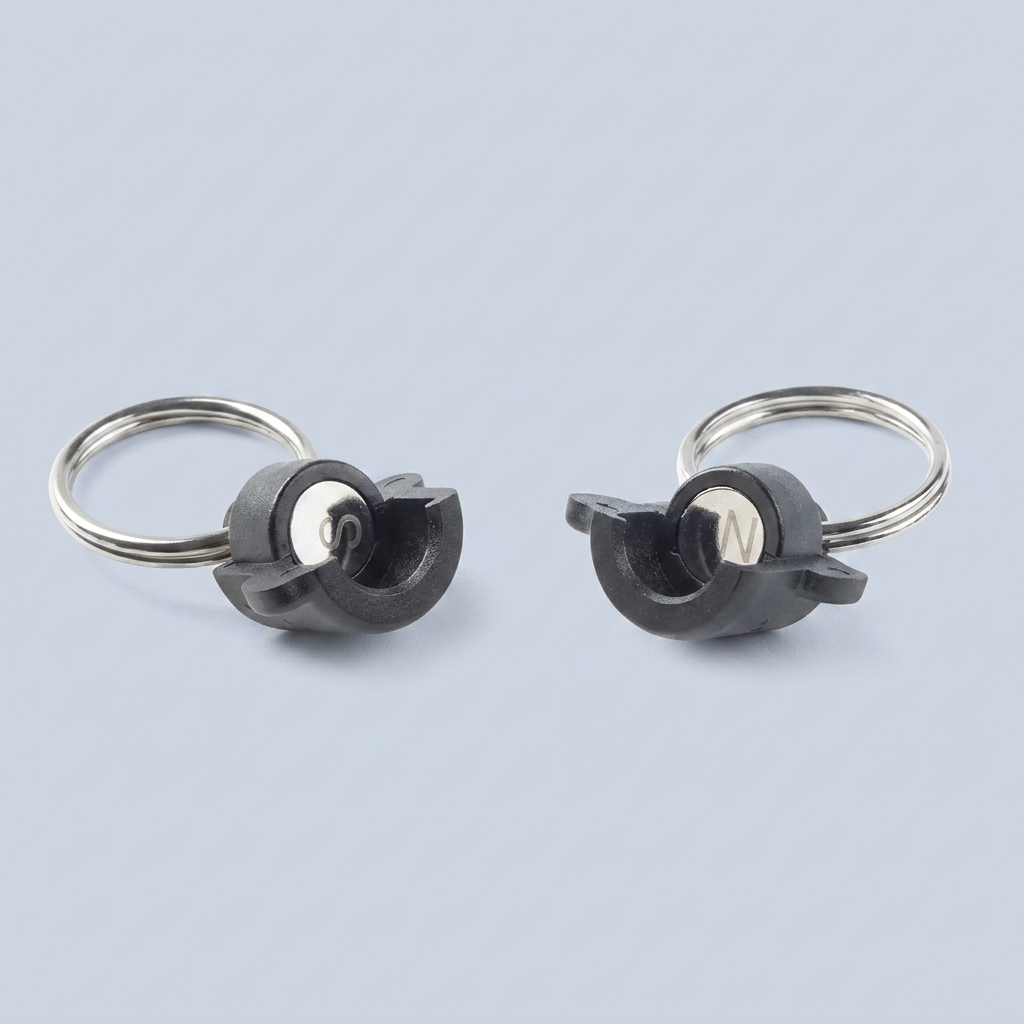 Niteize Polycarbonate Keyring 360 Magnetic Quick Connector product image