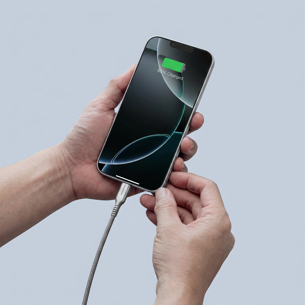 AmazingThing USB-A + USB-C to USB-C + USB-C 4-in-1 PD 100W 1 5m - Black charger