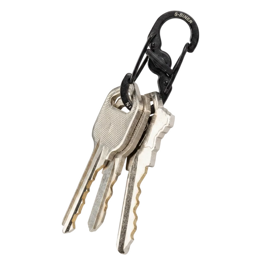 NiteIze S-Biner MicroLock Black