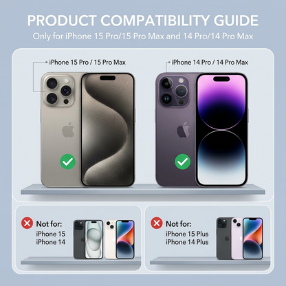 ESR Apple iPhone 15 Pro 15 Pro Max Camera Lens Protector Rhinestone in-use view