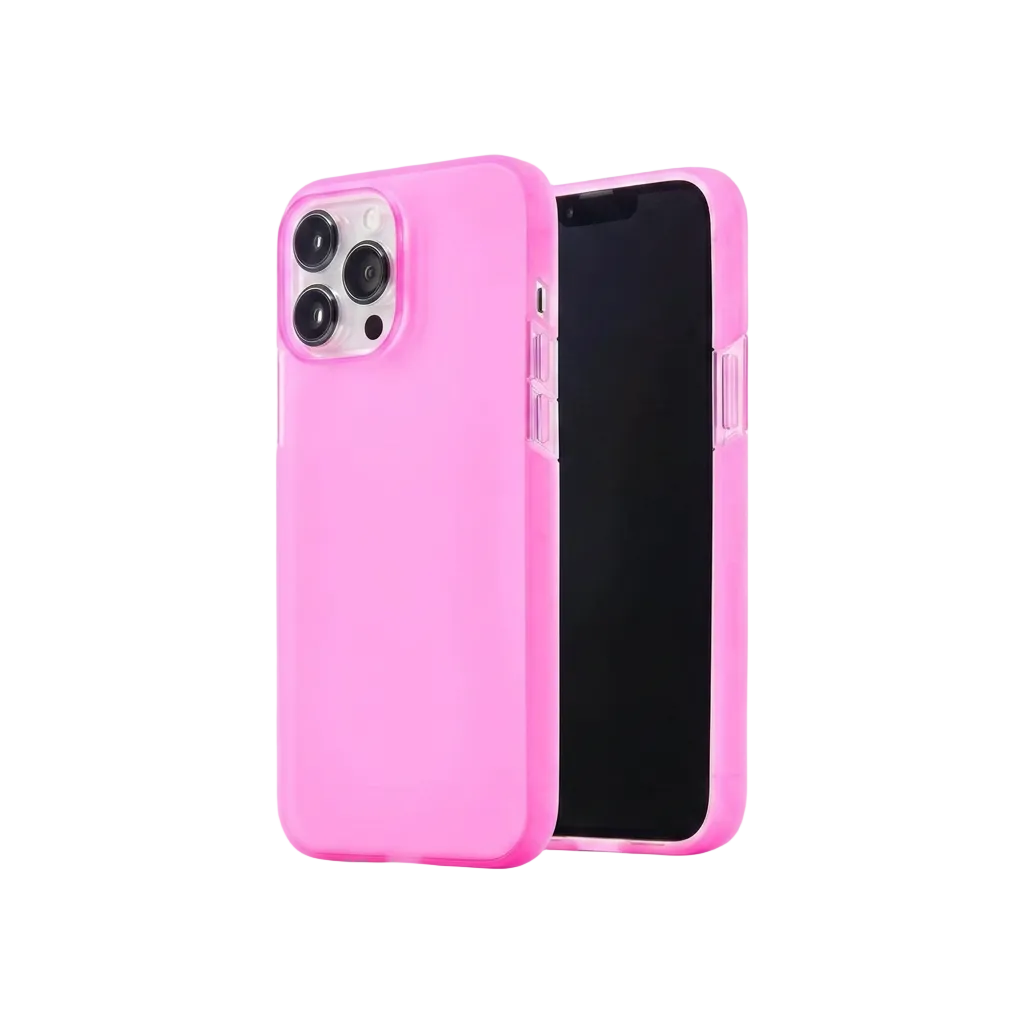 BodyGuardz iPhone 13 Pro Max Solitude Case - Neon Pink