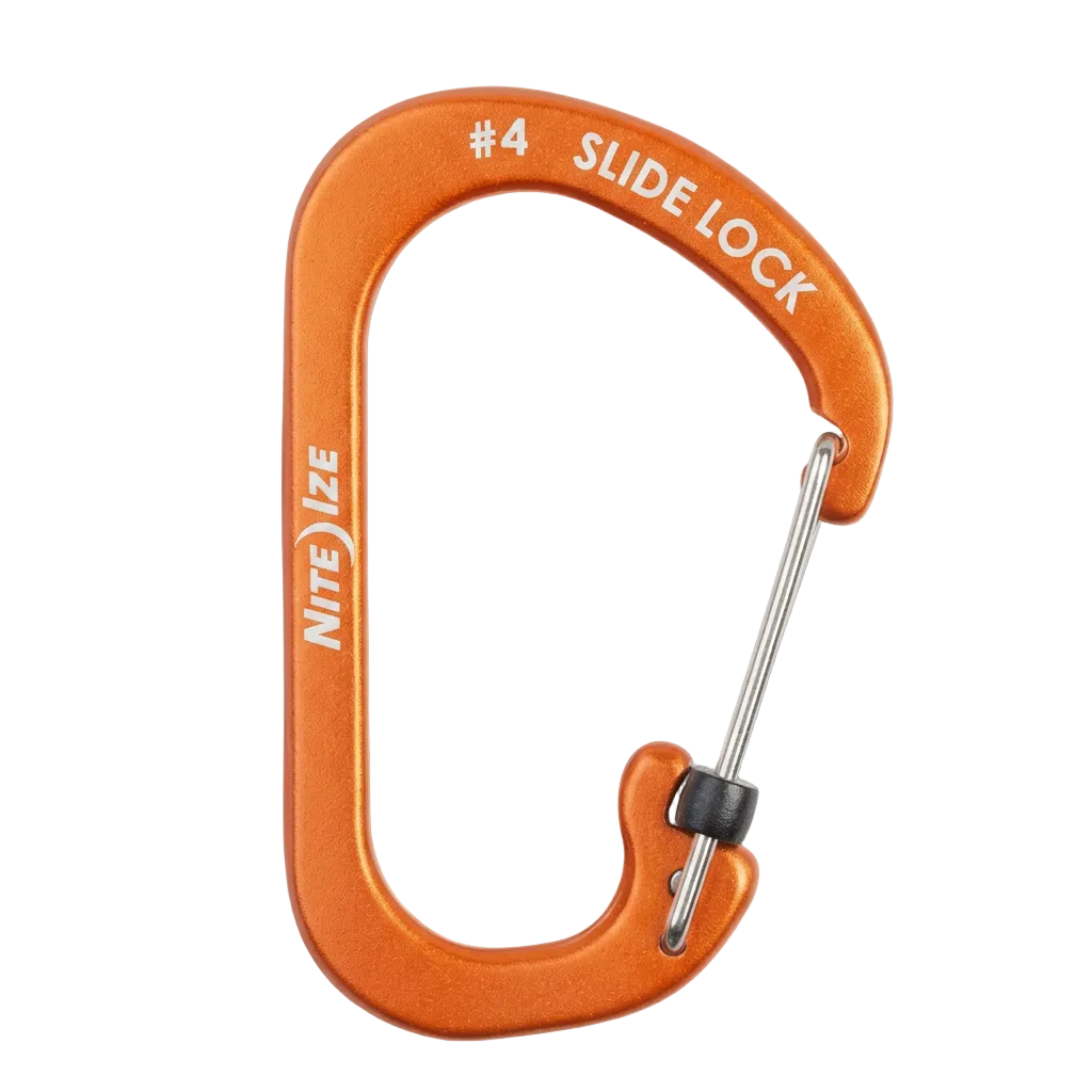 Niteize Slide Lock Carabiner - Orange product photo