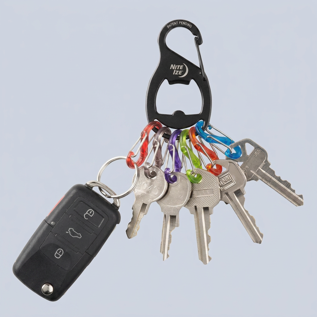 Niteize KeyRack+™ S-Biner® Black product photo