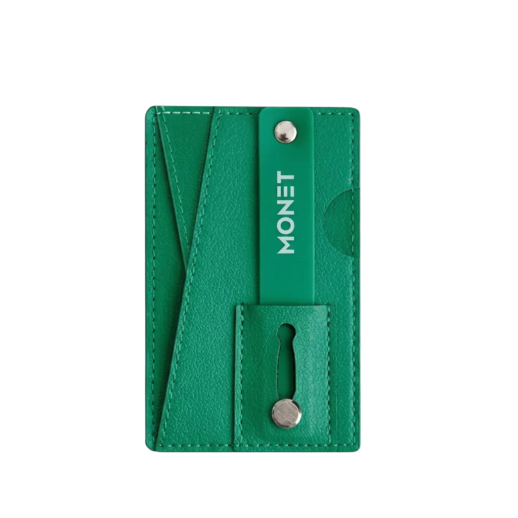 Monet Wallet Kickstand - Hunter Green product photo