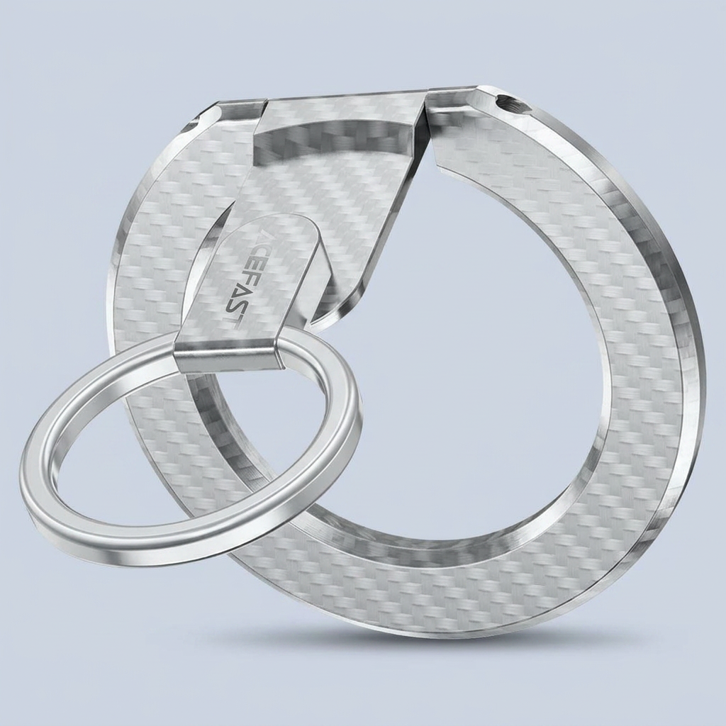 Acefast Magnetic Phone Ring Holder E25-Silver product photo