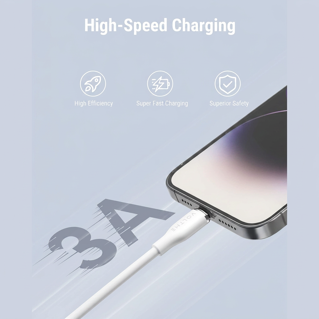 VOLTME 30W USB-C to Lightning Cable 2 0m additional product image