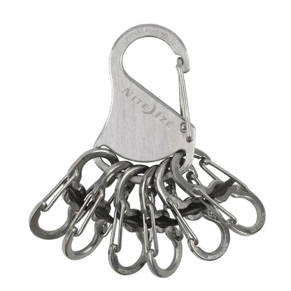 Niteize KeyRack Locker Steel S-Biner - Heavy-Duty Carabiner Clip for Keys product photo