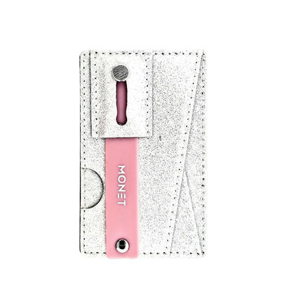 Monet Wallet Kickstand - White Glitter product photo