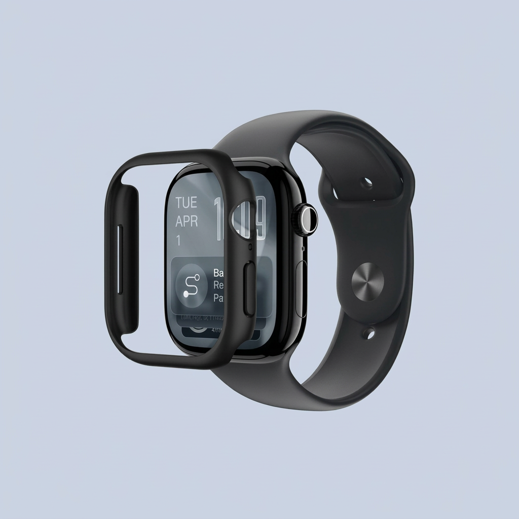 AmazingThing Apple watch Series 11 46mm cover - Black additional product image