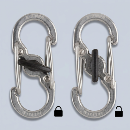 Niteize KeyRack Locker Steel S-Biner - Heavy-Duty Carabiner Clip for Keys product photo
