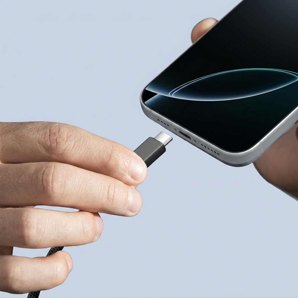 AmazingThing 2-in-1 PD 60W 1 2M USB-C To USB-C + Lightning Cable - Black product image