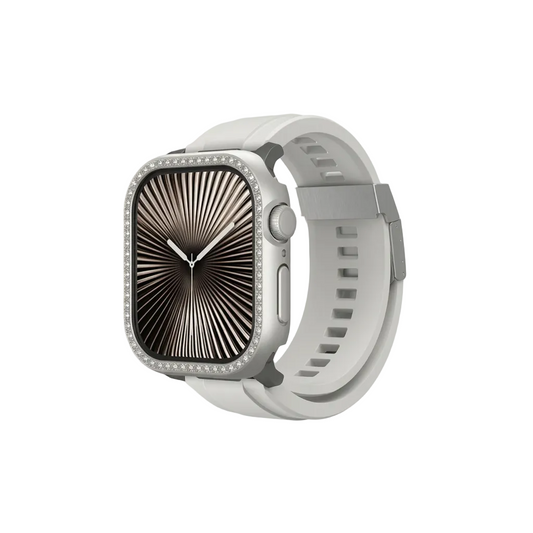 ⁦AmazingThing Apple Watch 42mm Glamour - Clear⁩ product photo