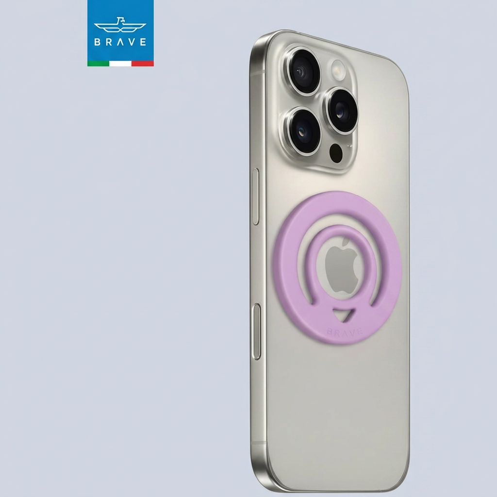 Brave Grip Magnetic Ring Finger Holder Pink product photo