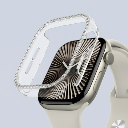 ⁦AmazingThing Apple Watch 42mm Glamour - Clear⁩ product photo