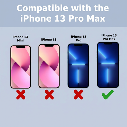 BodyGuardz iPhone 13 Pro Max Solitude Case - Neon Pink side view