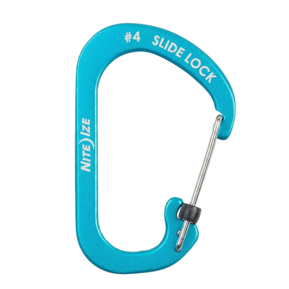 Niteize Slide Lock Carabiner -Blue product photo