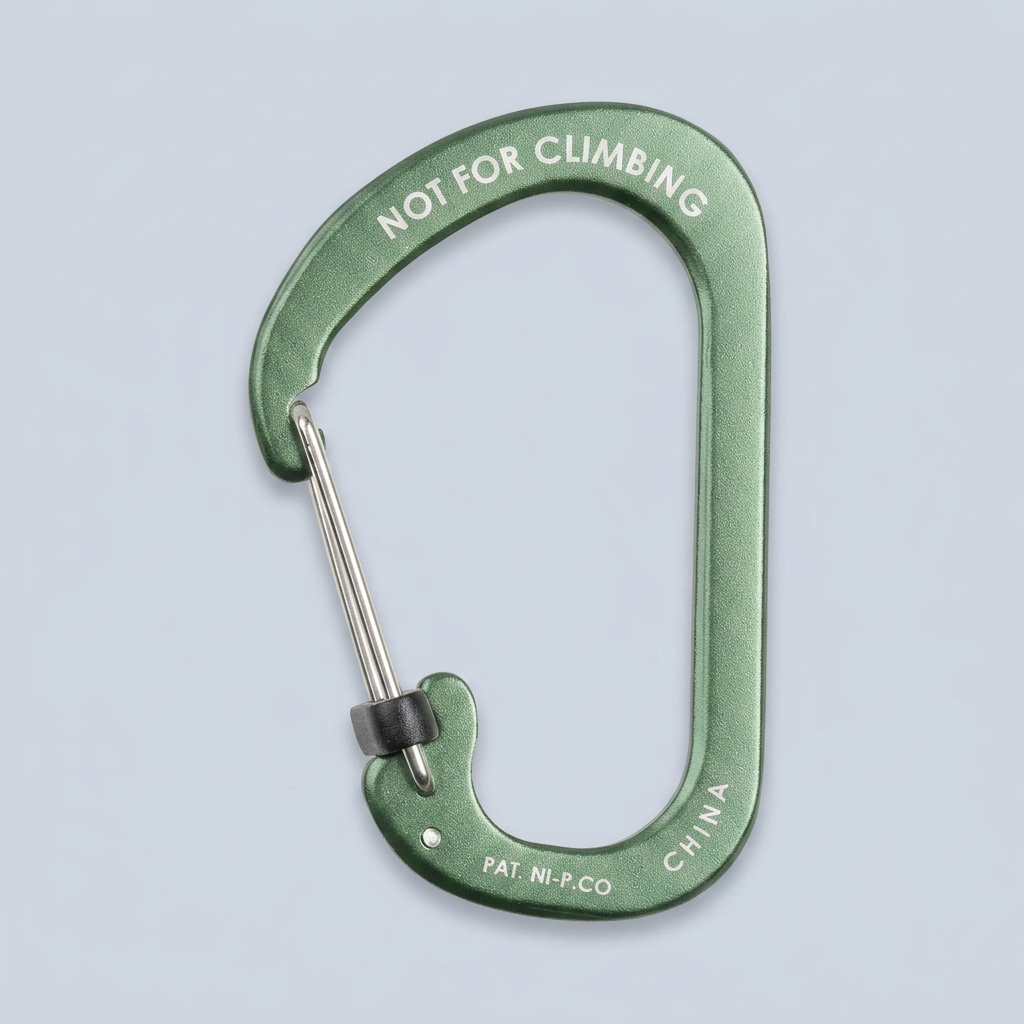 Niteize Slide Lock Carabiner - Green product photo