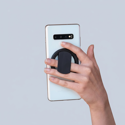 Ohsnap The smartphone grip-stand is razor-thin magnetic and more versatile side view