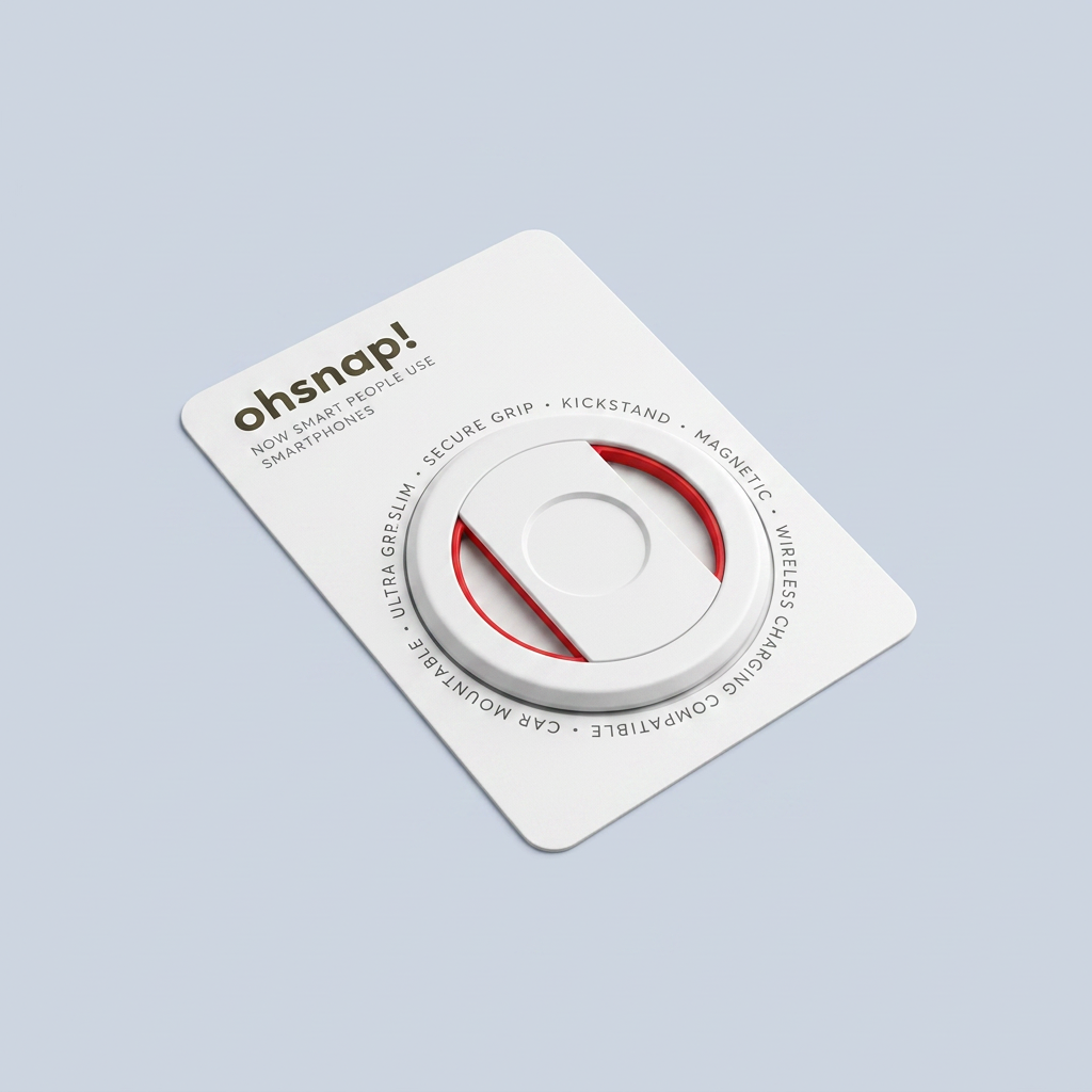 Ohsnap Grip White Red product photo