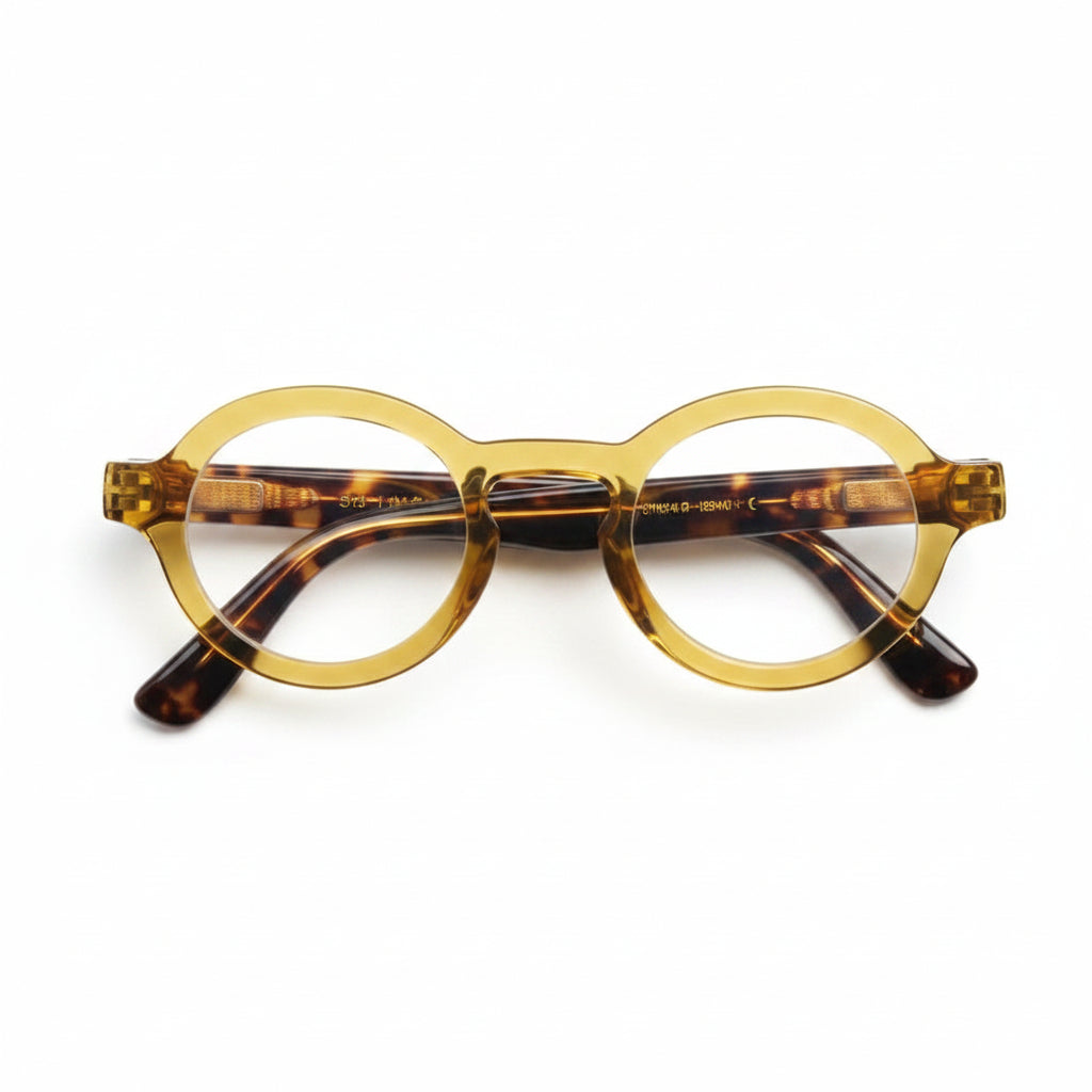 Barner Glasses Charles Glossy Blue light - Ecru Olive Combi product photo