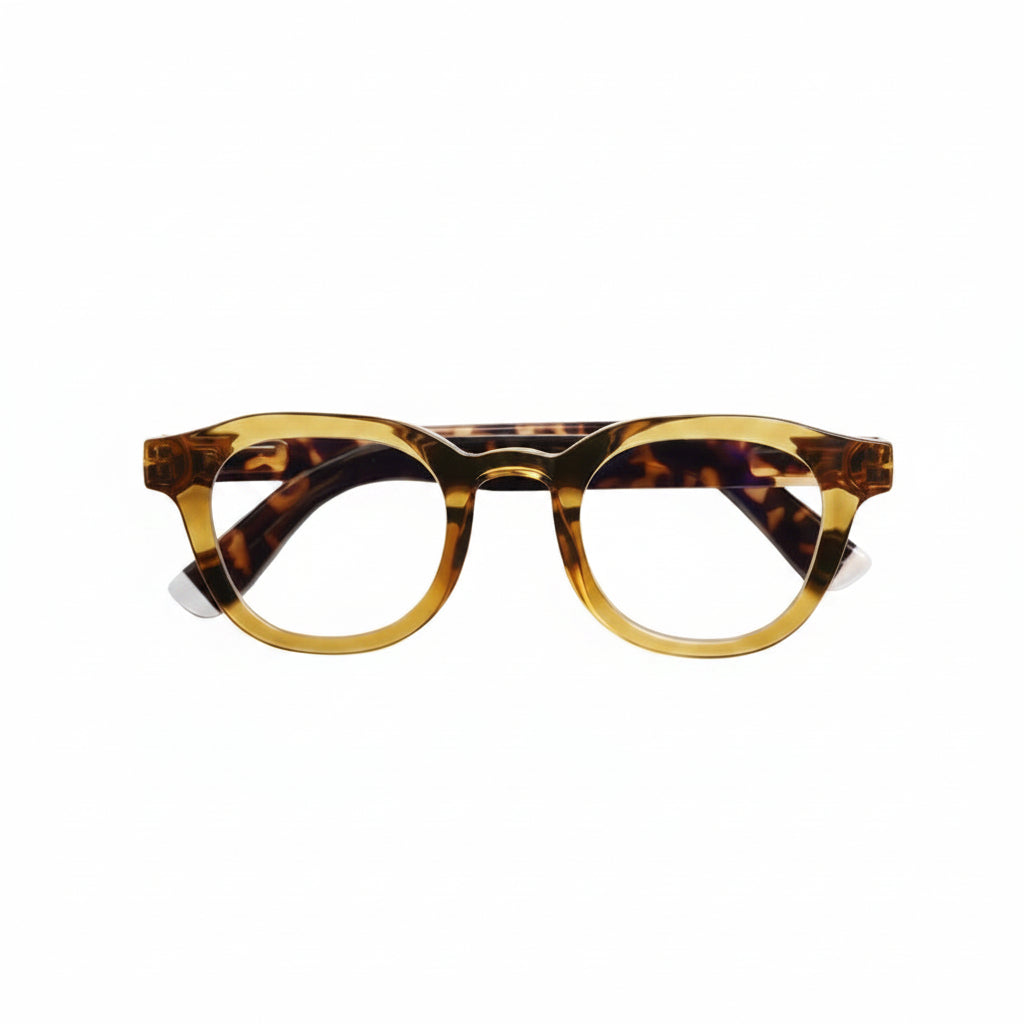 Barner Glasses Charles Glossy Blue light - Ecru Olive Combi product photo