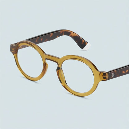 Barner Glasses Charles Glossy Blue light - Ecru Olive Combi product photo