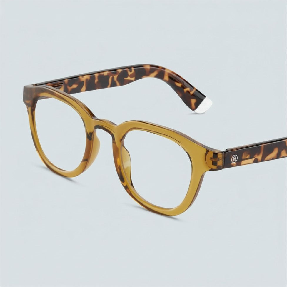 Barner Glasses Charles Glossy Blue light - Ecru Olive Combi product photo