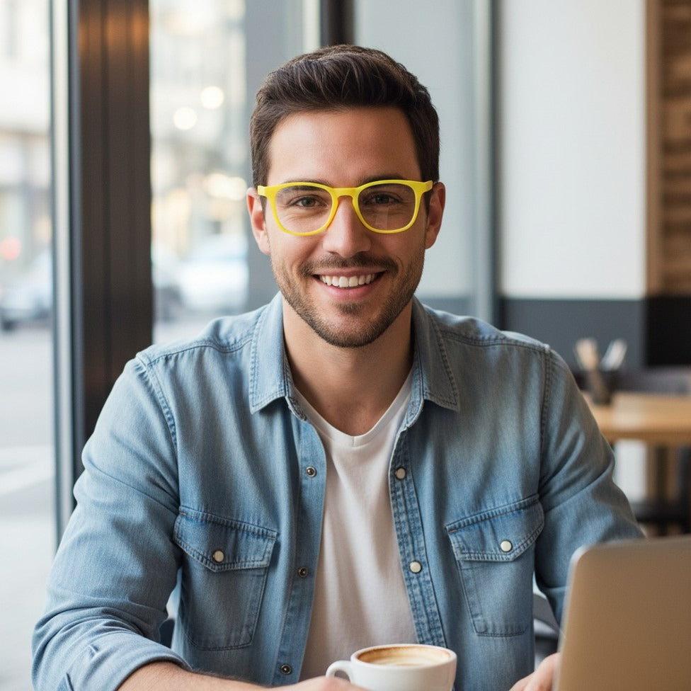 Barner Screen Glasses Dalston - Canary Yellow additional product image