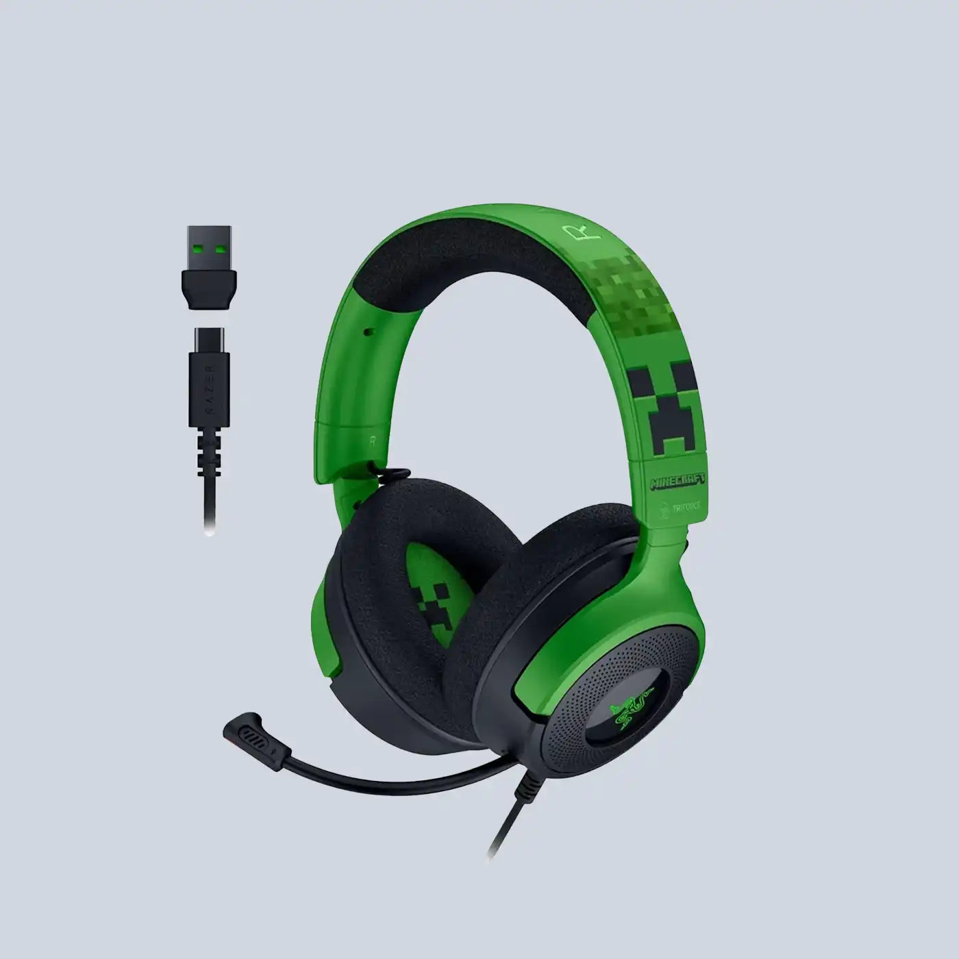 RAZER KRAKEN V4 X Wired Gaming Headset Minecraft Edition product photo