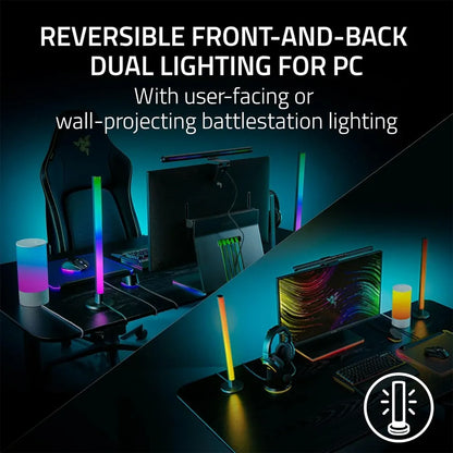 Razer Aether Standing Light Bars | Customizable RGB Smart Lighting