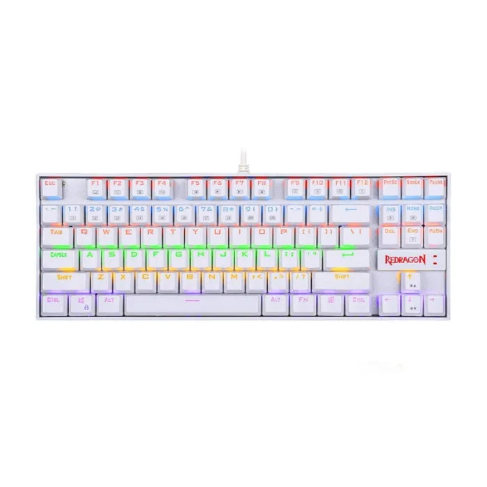 Kumara K552w-rgb Mechanical Gaming Keyboard – Red Switches – White