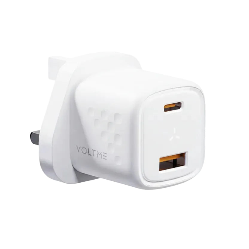 Voltme Revo 30 Duo CA Wall Charger 30W White