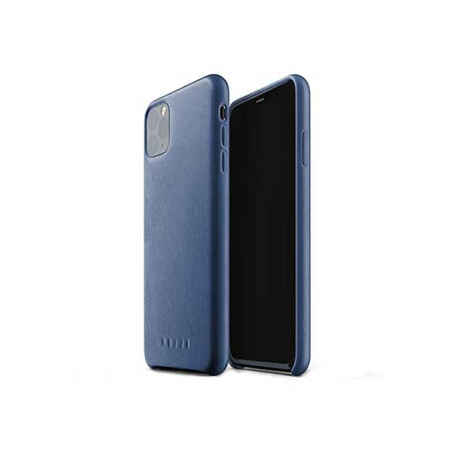 Mujjo iPhone 11 Pro  Full Leather Case - Blue