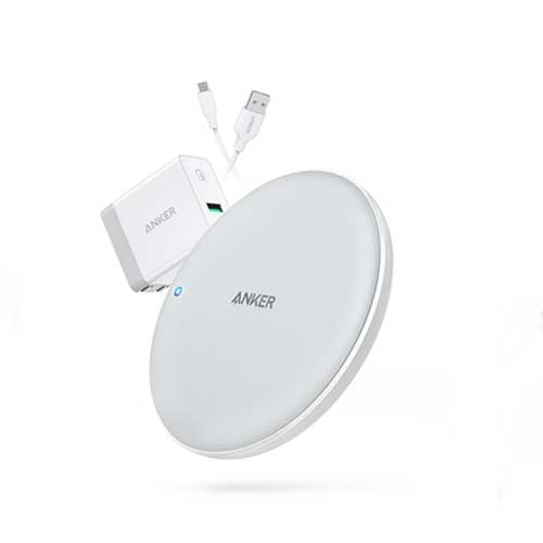 Anker PowerWave 7.5W Pad Wireless Charger - White