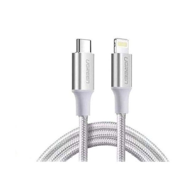 Ugreen Lightning to Type-C 2.0 Male Cable 2m- Silver