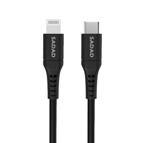 Sadad USB C to Lightning 1m- Black