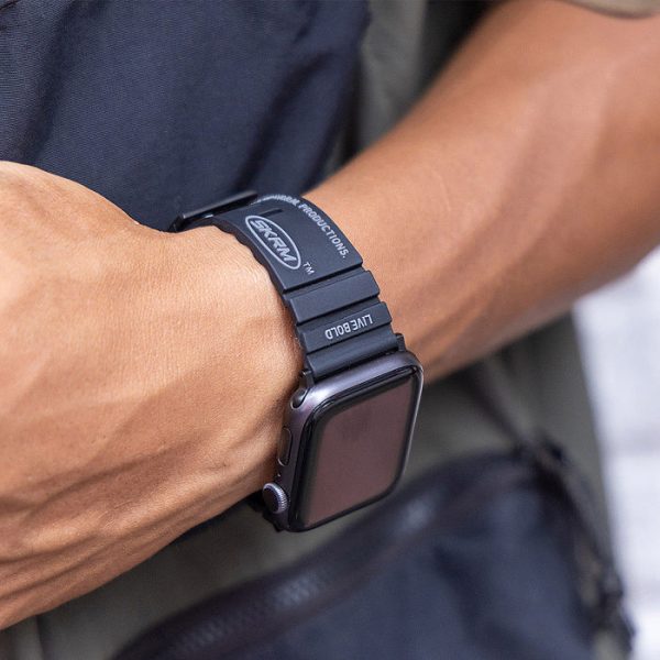 SkinArma Apple Watch Strap Shokku 42/44/45MM – Black