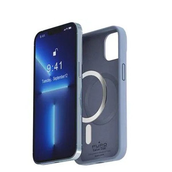 PURO iPhone 14 Plus ICON MagSafe Case - Sierra Blue