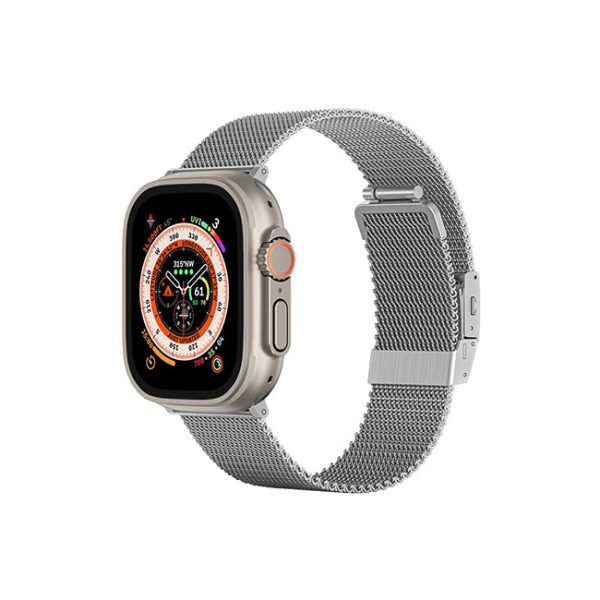 Amazing Thing Titan Metal Band For Apple Watch 49/45/44/42MM Silver