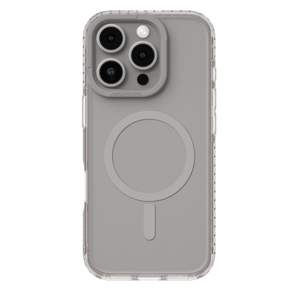 AmazingThing iPhone 16 PRO 6.3  TITAN PRO MAGSAFE DROP PROOF CASE - GREY