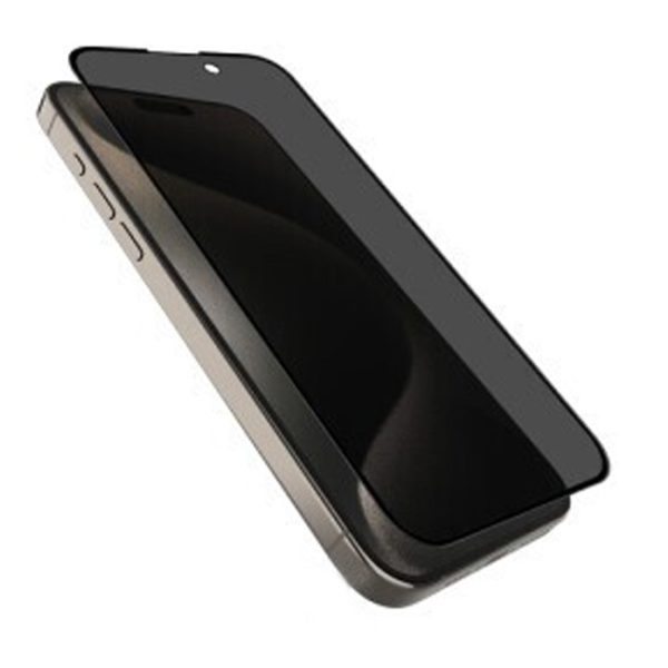 Brave Premium iPhone 15 Pro  9H Tempered Glass, Easy Installation Tray, Bubble-Free, Scratch Resistant - Privacy