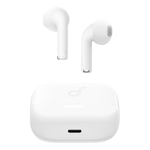 Soundcore K20i by Anker, Semi-in-Ear Earbuds- White