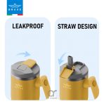 Brave Temp Guard Vacuum Insulated Travel Mug – 180° Rotating Handle, 24H Cold & 12H Hot Retention, Leak-Proof Lids, 1200mL - Yellow - Image 4