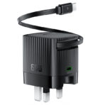 AceFast Charge Wall Charger A129 PD65W GaN (2xUSB-C) UK - Image 2