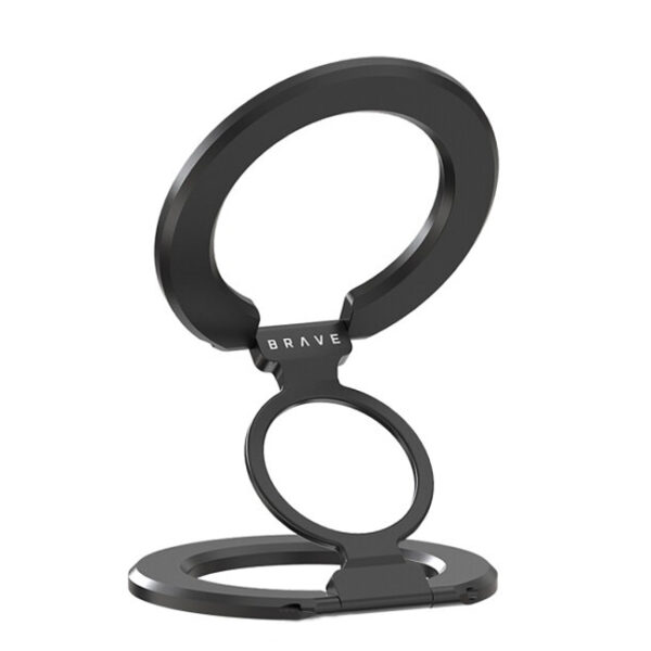 Brave MagGrip 3-in-1 Magnetic Ring Holder & Kickstand- Black