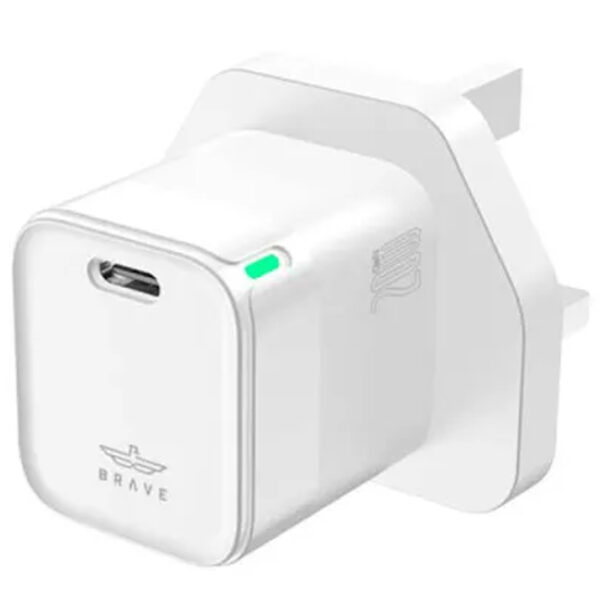 Brave GaN Fast Charger PD20W & QC3.0 - white