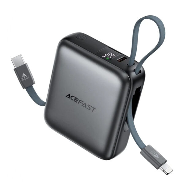 Acefast M23-10000 22.5W Power Bank Built-In Dual Cables
