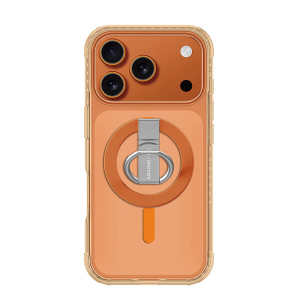 AmazingThing iPhone 17 Pro Titan Pro Grip Ring Set-Orange